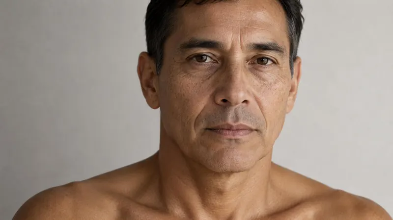 Portrait of a middle-aged man looking at the camera